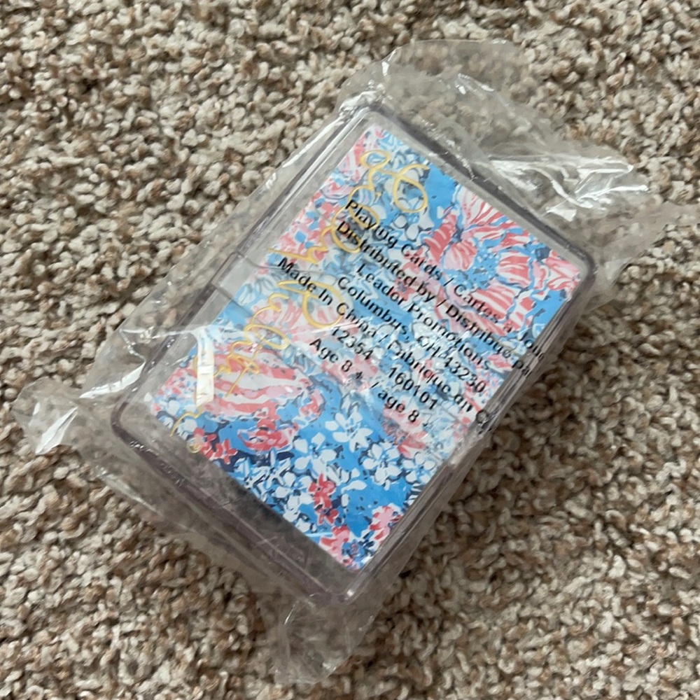 Lilly Pulitzer playing cards new